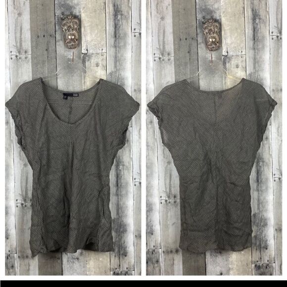 Eileen Fisher Linen Flowy Tunic Top - Picture 7 of 10